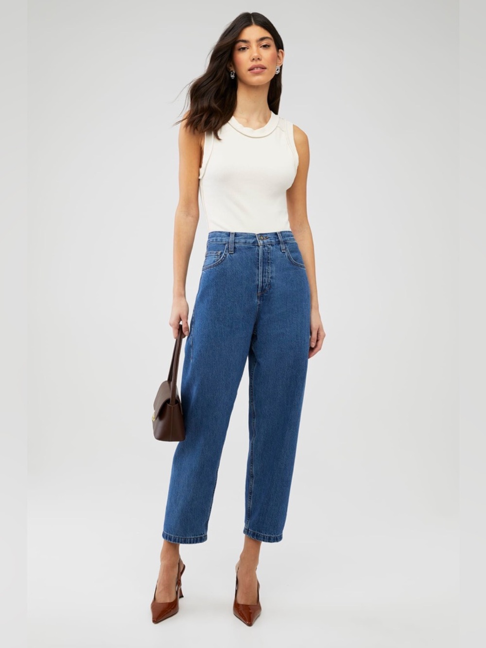Favorite Daughter The Nikki Barrel Ankle Jeans in Los Angeles new with‎ tag!
